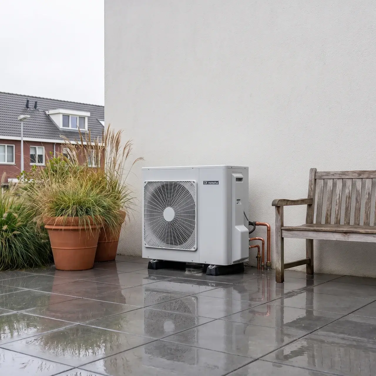 Remeha Elga Ace 4 kW Hybride in een Nederlandse woonsituatie